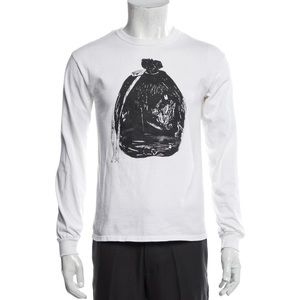Opening Ceremony x Mike Kelley Long Sleeve Graphic Crewneck Trash Bag Rare sz S